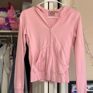 Pink juicy couture zip up